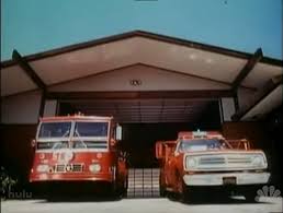 Watching "Emergency!" with Chief Scott Freitag, BC Brad Davis and Firefighter Kayleen Weiland